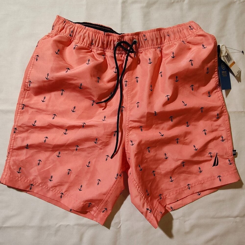 Nautica Anchor Men's Small Swim Trunks NWT‎